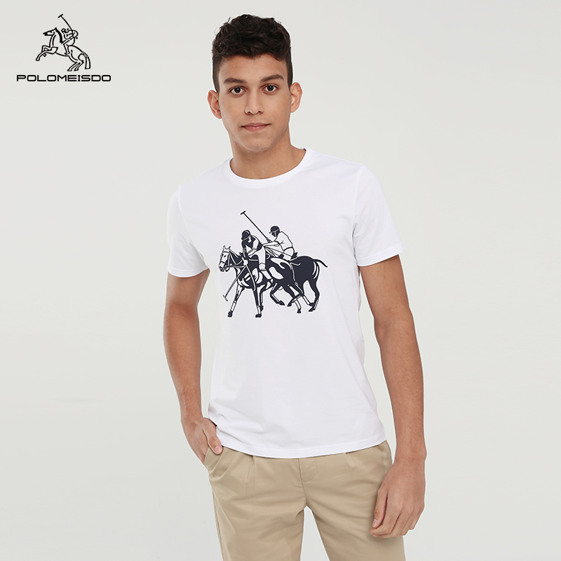 polomeisdo-男冰爽长绒棉高弹圆领短袖t恤pmt0011(国粮)